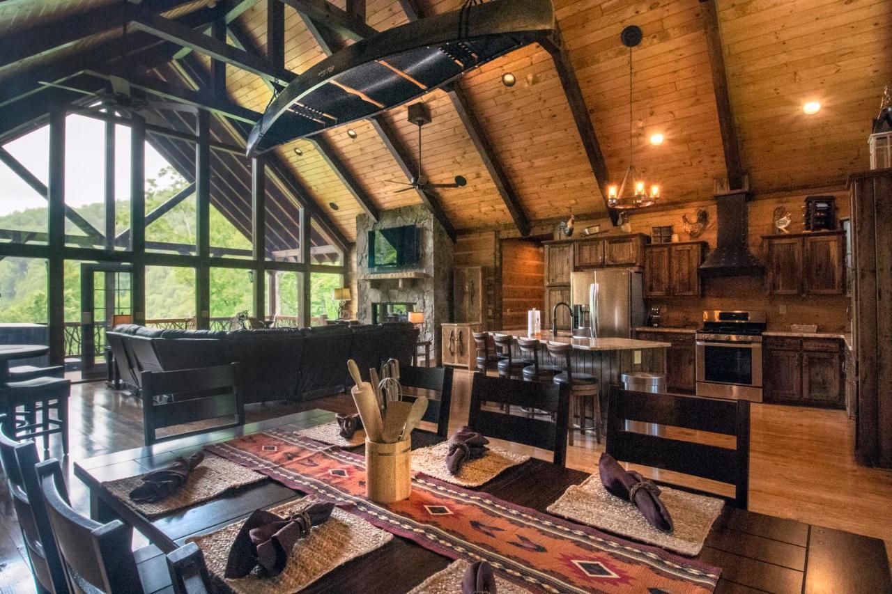Cherokee Mountain Cabins Llc Hotell Topton Exteriör bild